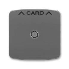Kryt spínače kartového s čirým průzorem 3559A-A00700 S2 kouřová šedá Tango ABB