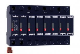 Svodič impulzních proudů a rázového přepětí HAKEL HLSA12,5-440/4+0 S SPD typ 1+2
