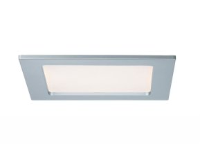 Zápustný LED panel hranatý 12W 2700K matný chrom IP44 920.80 PAULMANN 92080