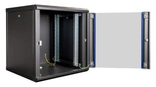 19 nástěnný rozvaděč S-RACK 12U 600 x 60