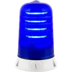 SIRENA Maják rotační LED ROTALLARM S LED 12/24 V, ACDC, IP65, modrá, světle šedá