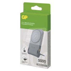 Powerbanka GP Q05B, 5 000 mAh, 20 W+Wireless, černá, GP BATTERIES B6305B