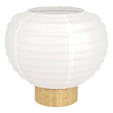 Stolní svítidlo SUMMERHILL bílá/dřevo/papír 1X40W IP20 EGLO 44067