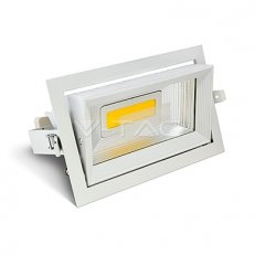 30W LED Zoom Fitting Downlight Rectangle