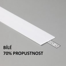 FKU-PG-1M-W Plexi G bílé pro AL profily FKU15, 90, 1m FK TECHNICS 4737637