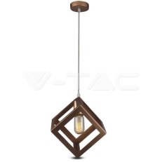 Závěsné svítidlo V-TAC Geometric Champagne Gold Square VT-7161