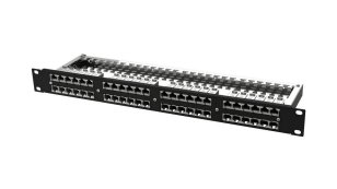 19patchpanel 1U 48x preLink RJ45 Cat.6a,