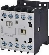 Miniaturní stykač ETI CEC016.01-230V-50/60Hz 3p 3xNO+1xNC 22A(AC1)/16A(AC3 400V)