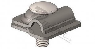 DT TECHNIC 300450 SUA Cu Svorka universální s jednou příložkou