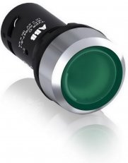 CP1-31G-10 Tlačítko zelené, prosvětlené, včetně LED ABB 1SFA619100R3112