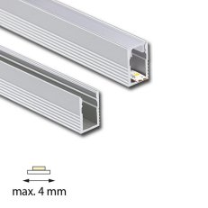 Přisazený hliníkový profil PV, 8x12mm, bez difuzoru, 2m MCLED ML-761.128.43.2