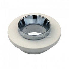 GU10 Fitting Concrete Metal Off White Recessed Light With Chrome Round, VT-862