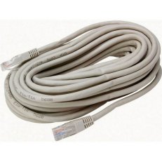 Síťový kabel CAT 6-UTP, s RJ 45 konektory, 10 m, šedý KOPP 33369551