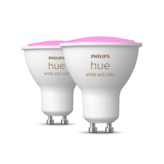 Philips Hue White and Color ambiance LED žárovka GU10 350lm (2ks)