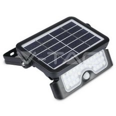 5W LED Solar Floodlight Black Body 4000K