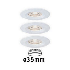 LED vestavné svítidlo Nova mini nevýklopné IP44 3x4W 2.700K bílá mat 230V 94299