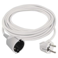 Prodlužovací kabel 5 m 1 zásuvka bílý PVC 1,5mm2 EMOS P0125R