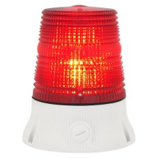 Maják zábleskový MAXIFLASH X 110 V, AC, IP54, červená, světle šedá SIRENA 63873