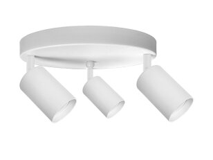 bodové svítidlo METRO 3 ROUND GU10 bílá 3x5W 38° 3000K LEDMED LM14108015