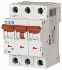 Jistič Eaton PL7-D4/3 4A 3-pólový (10kA) 263417