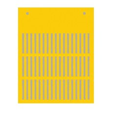 Štítek zásuvný KCPM-Y 4x30 žlutý bez popisu 48ks ELEKTRO BEČOV G0809004