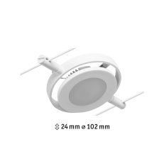 LED lankový systém RoaMac spot 4,5W 3000K 12V bílá mat/chrom PAULMANN 94417