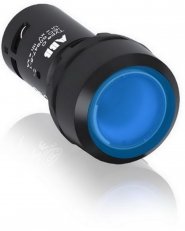 CP1-11L-10, Tlačítko modré prosvětlené, včetně LED ABB 1SFA619100R1114