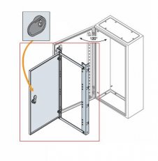 Vnitřní plné dveře pro SRN 600x400 mm (vxš) RAL7035 ABB KC6040K