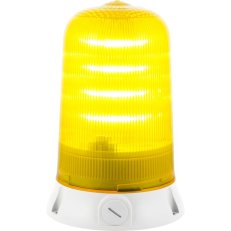 SIRENA Maják rotační LED ROTALLARM S LED 12/24 V, ACDC, IP65, žlutá, světle šedá