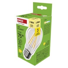 LED žárovka Filament A60 E27 7,8W (75W) 1060 lm teplá bílá EMOS ZF5D52