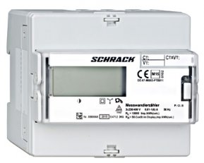 Digitální elektroměr x/5A(6A) 3f.,1tarif Modbus/RS485 MID SCHRACK MGDIZ406--