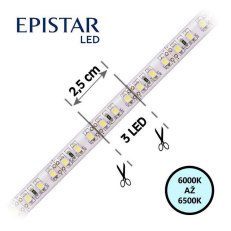 LED pásek 120LED/m 2835 IP20 6000-6500 K bílá 12V 30m FK TECHNICS 4739810-60