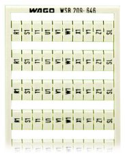Popisovací karta WSB potisk R1, S1, T1, U1, V1, W1, X1, Y1, Z1, SL (10×) bílá
