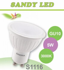 Sandy S1116 SANDY LED GU10 5W SMD 3000K