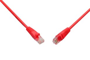 Patch kabel CAT6 UTP PVC 0,5m červený snag-proof C6-114RD-0,5MB SOLARIX 28660059