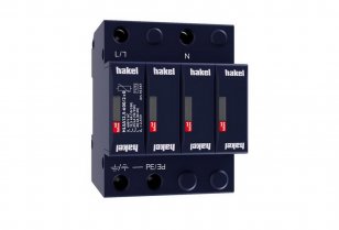 Svodič impulzních proudů a rázového přepětí HAKEL HLSA12,5-600/2+0 SPD typ 1+2
