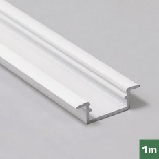 FKU14-1M-BL AL profil FKU14 J/S pro LED, bez plexi, 1m, bílý FK TECHNICS 4739307