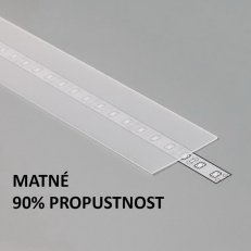 FKU-PH-1M-FR Plexi H matné pro FKU40, 1m FK TECHNICS 4739407