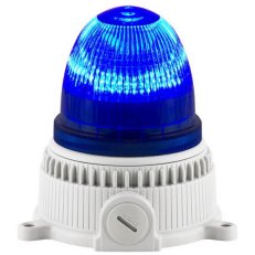 Svítidlo signální OVOLUX LED 90/240 V, AC, IP65, M16, modrá, světle šedá 38811