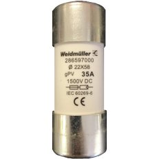 Bezpečnostní pojistka FUSE WSFL 22X58 35A 1K5V GPV WEIDMÜLLER 2865970000