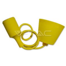 E27 Pendant Holder Yellow,  VT-7228