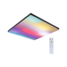 LED Panel Velora Rainbow dynamicRGBW hranaté 595x595mm RGBW černá PAULMANN 79909