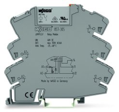 Reléový modul vstupní jmenovité napětí DC 48 V 1 přepínací kontakt WAGO 857-305