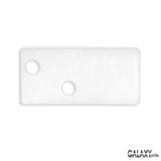 End cap E95W Aluminium white RAL 9003 for profile MP1 incl. screws