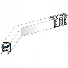 Koleno 1000 A horizontální na míru SCHNEIDER KSA1000DLC43B