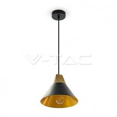 Modern Black Wooden Top Pendant ?260 1xE