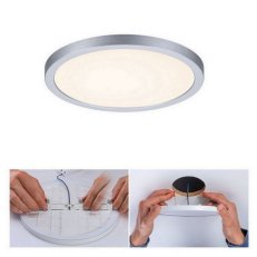 LED vestavné svítidlo Areo VariFit IP44 kruhové 175 13W 3000K matný chrom 93034