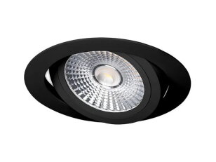 Podhledové LED svítidlo VP COB 6W 3000K černá PANLUX PN14100050