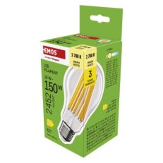 LED žárovka Filament A70 E27 18W (150W) 2452 lm teplá bílá EMOS ZF5D82