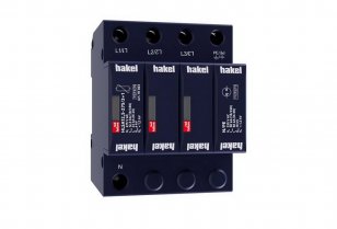 Svodič impulzních proudů a rázového přepětí HAKEL HLSA12,5-275/3+1 SPD typ 1+2+3
